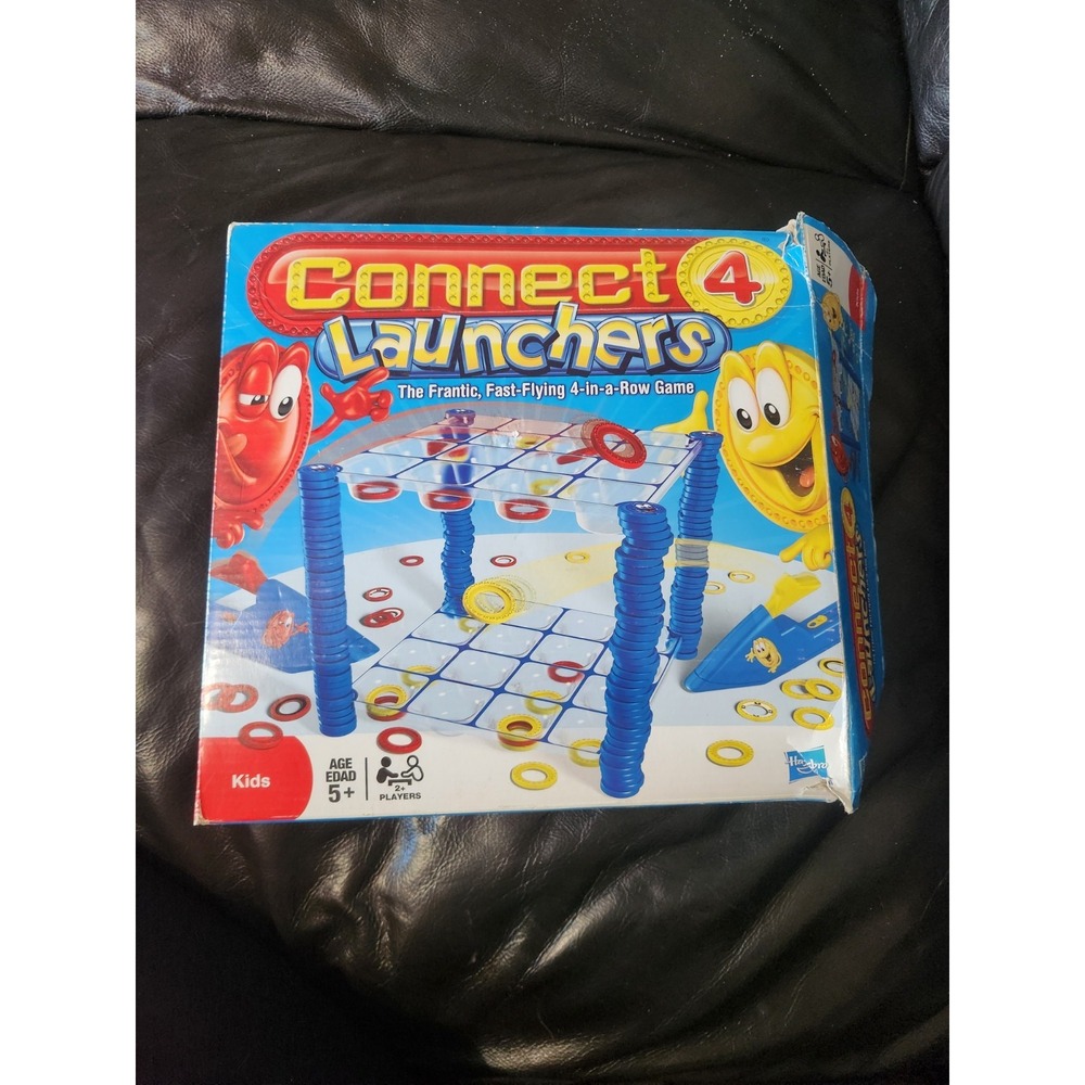 Connect 4 Launchers COMPLETE Milton Bradley Four in a Row Launch Action Hasbro